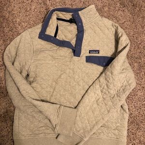 Patagonia cotton Quilt Snap-T Pullover